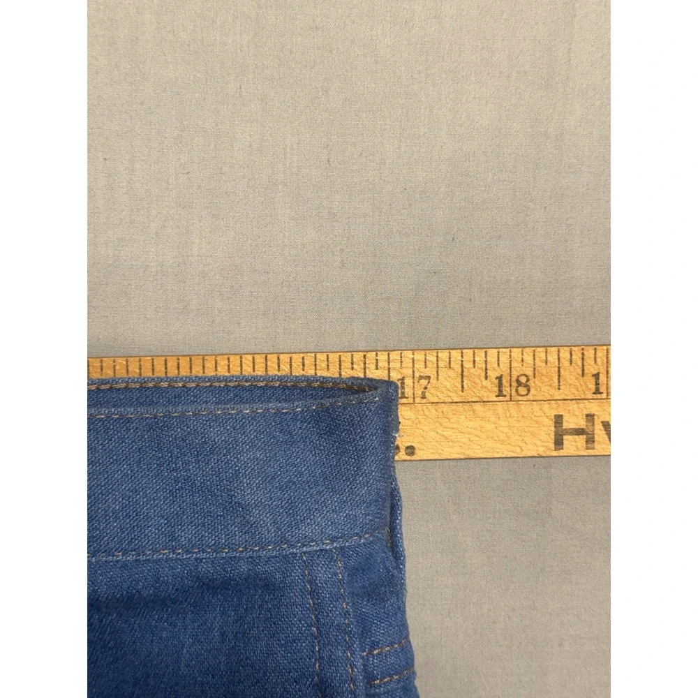 Wrangler Rugged Wear Jeans 34x30 Blue Denim Straight Leg Vintage Made in USA